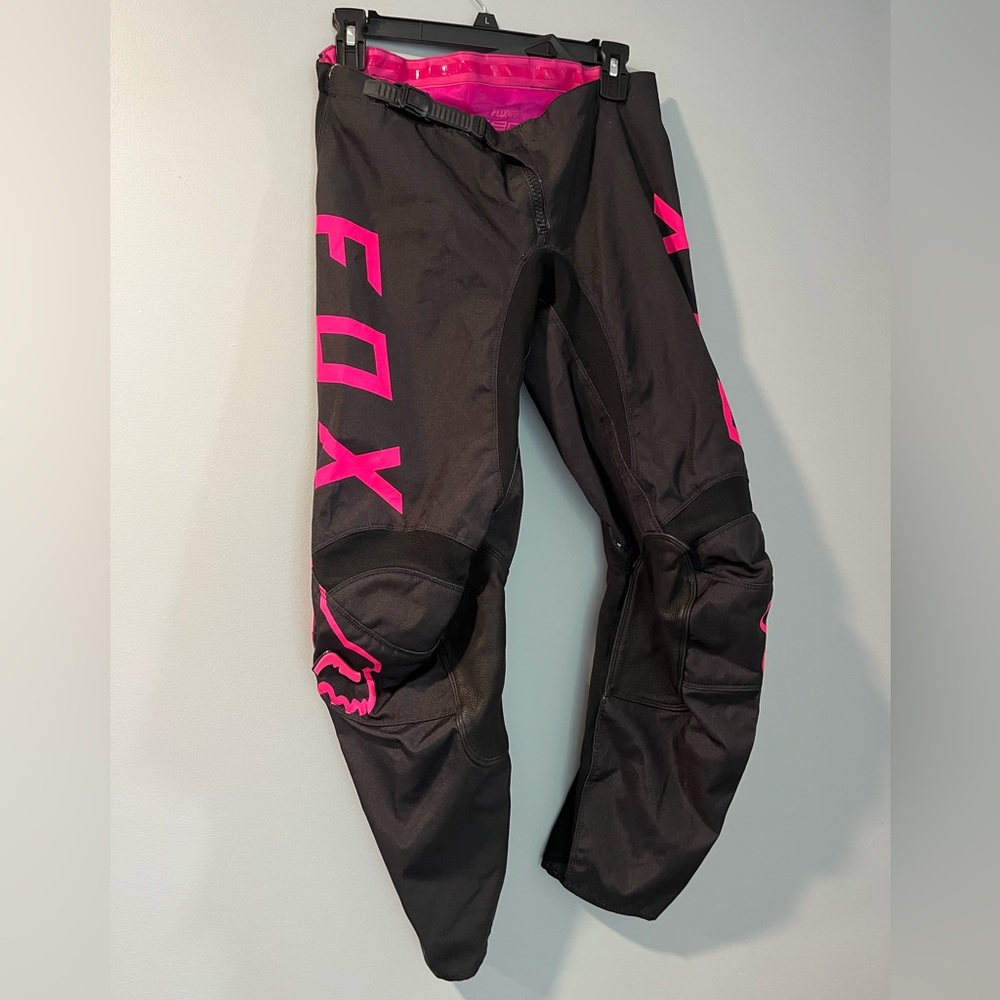 Fox Racing 180 Ladies Black & Pink Pants Size 5/6